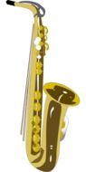 saxophone instrument drawing