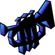 Trumpet silhouette clipart