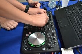 music playing