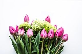 pink and yellow flowers bouquet