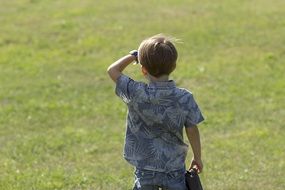 boy in the meadow