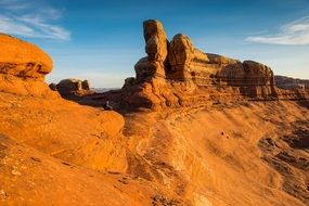 sandstone desert national park landscape