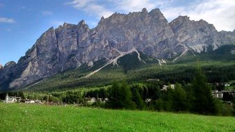 amazing beauty dolomites mountains