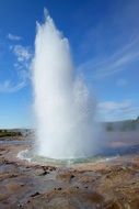 hot springs in iceland landscape