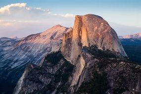 Mountain "half dome", Yosemite National Park