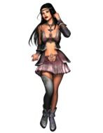 woman fantasy in glamor style