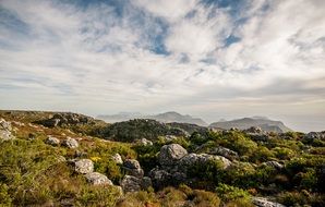 Landscape of top of the mountain