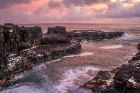 amazing beauty cliffs waves
