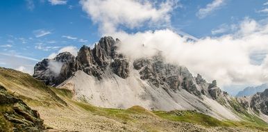 Ridge in the haze