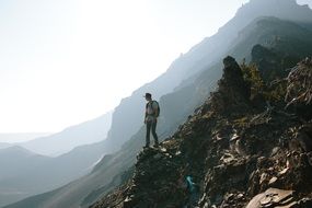 mountain hiker