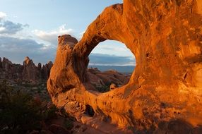 rock arch landscape