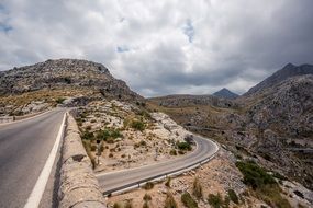 roads in mountains Cloud sky view