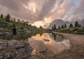 tranquil landscape of nature