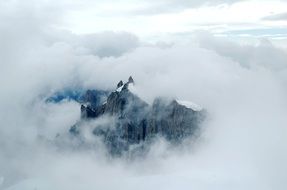 dense fog over the Cordillera mountain system