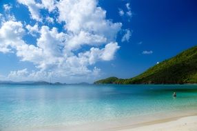 amazing Sand beach of tropical resort