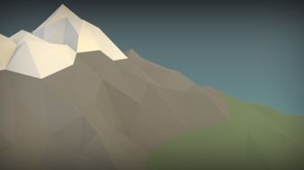 mountain 3d drawing