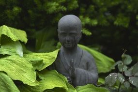 buddha statue in a garden park