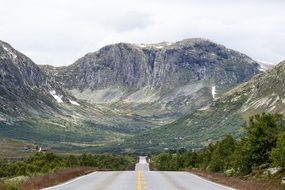 Highway on a mountain