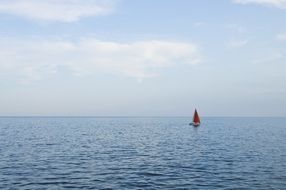 uncommon ocean sailboat