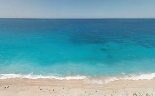 beautiful and delightful beach ocean