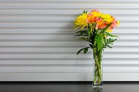 bright bouquet of flowers in a vase