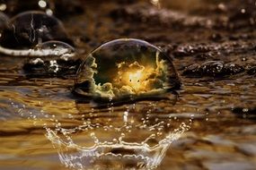water clouds drop