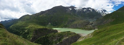 beautiful landscape in mountains