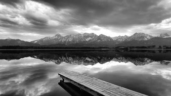 lake bridge water