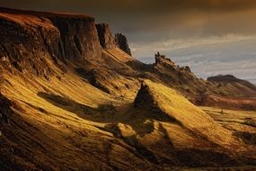 panorama of mountain scotland