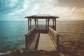 beautiful quiet lake in italy