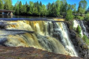 waterfall in Canada