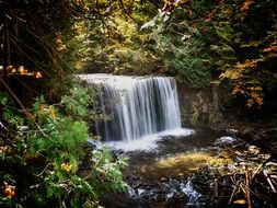 landscape of the waterfalls in ontario