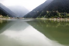 panorama of lake Uzungol in Turkey