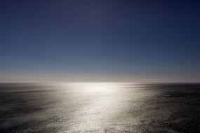 calm surface of the ocean