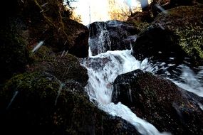 River with waterfall over the rocks