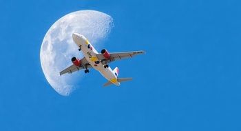 plane moon