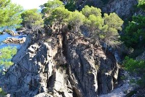 island rock, costa brava