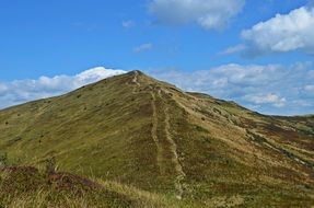 Mountain landscape on a sunny day