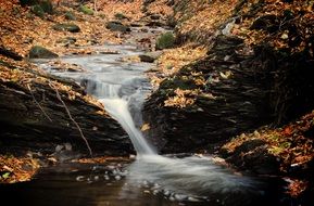 Waterfall on the cascade mountain