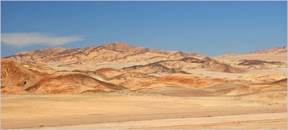 Landscape of the desert in chile