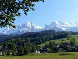 steinernes meer mountains, summer landscape, austria