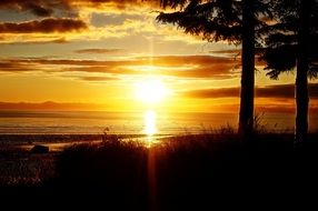 alaska sunset