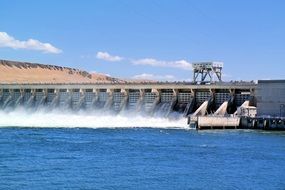 Water in the dam