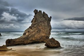 rock formation in the South Africa, kenton-on-sea