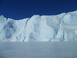 High icebergs in Antarctica