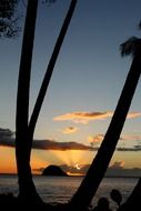 martinique sunset