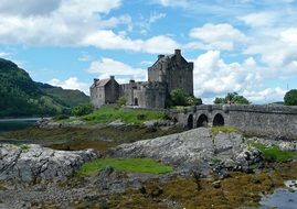 famous eilean donan castle in Scotland