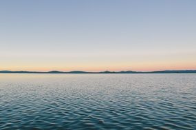 calm Pacific ocean