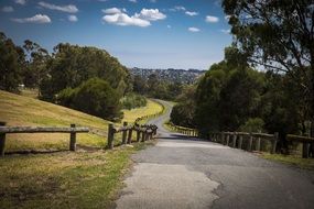 road in countryside