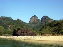 beach on a rocky beach in china